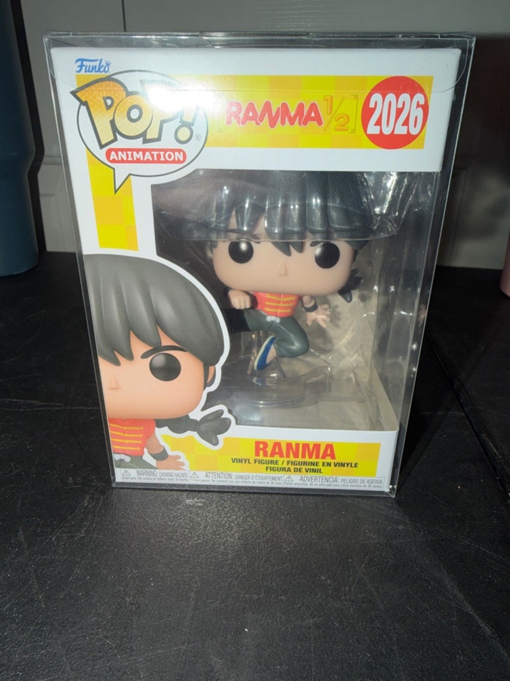 Funko Ranma 1/2 Vinyl Figure - Black Hair, Red & Yellow Outfit